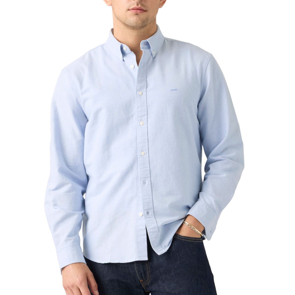 LEVIS - Camisa Hombre Authentic Button Down Celeste Levis