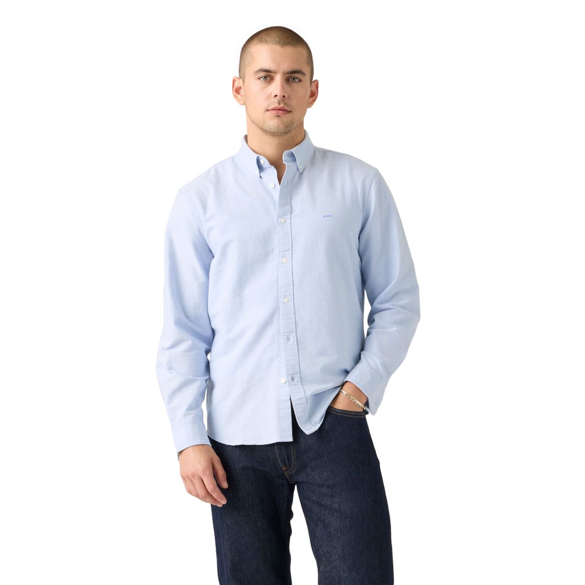 LEVIS - Camisa Hombre Authentic Button Down Celeste Levis