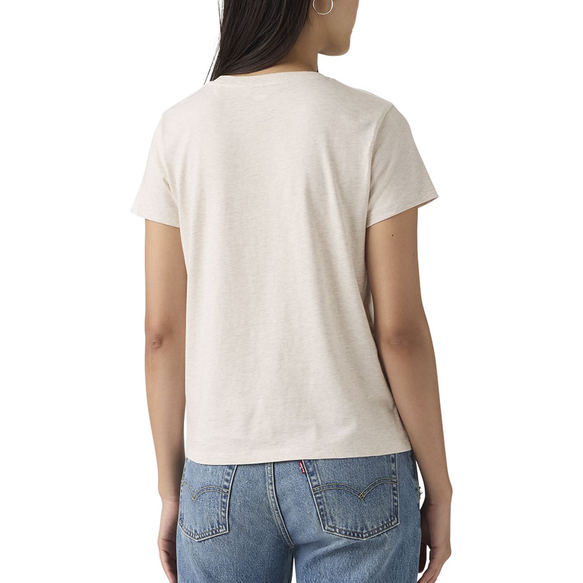 LEVIS - Polera Mujer The Perfect Tee Beige Levis