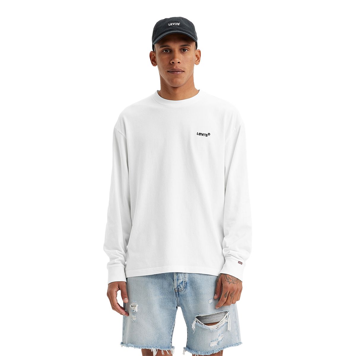 LEVIS - Polera Hombre Authentic Tee Blanco Levis