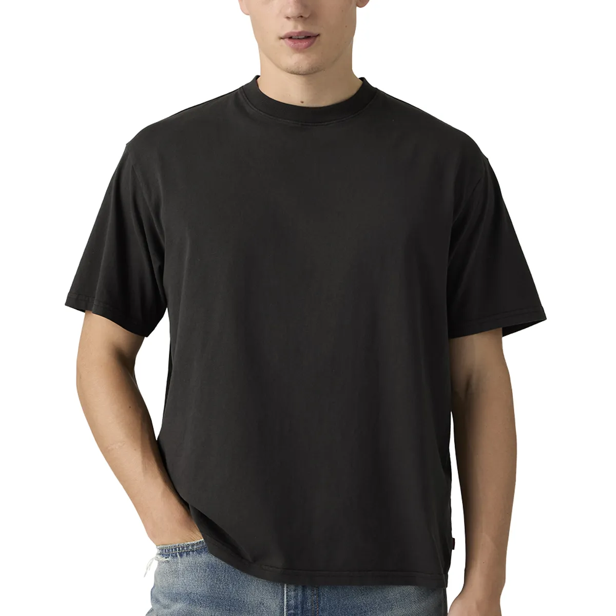 LEVIS - Polera Hombre Cropped Tee Negro Levis