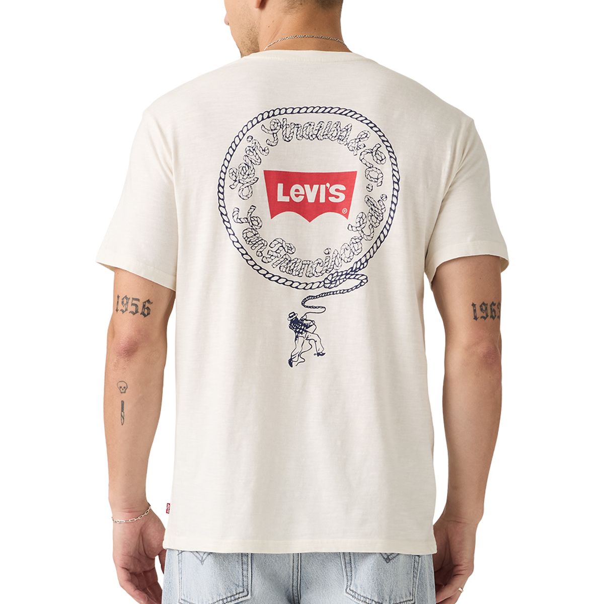 LEVIS - Polera Hombre Relaxed Fit Tee Beige Levis