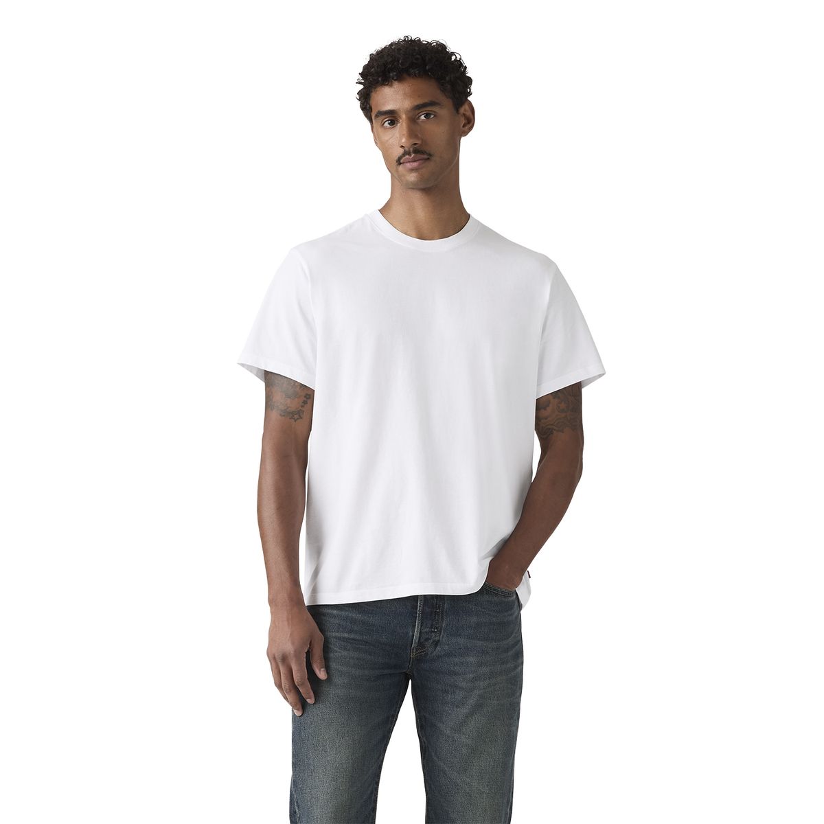 LEVIS - Polera Hombre Softee Blanco Levis