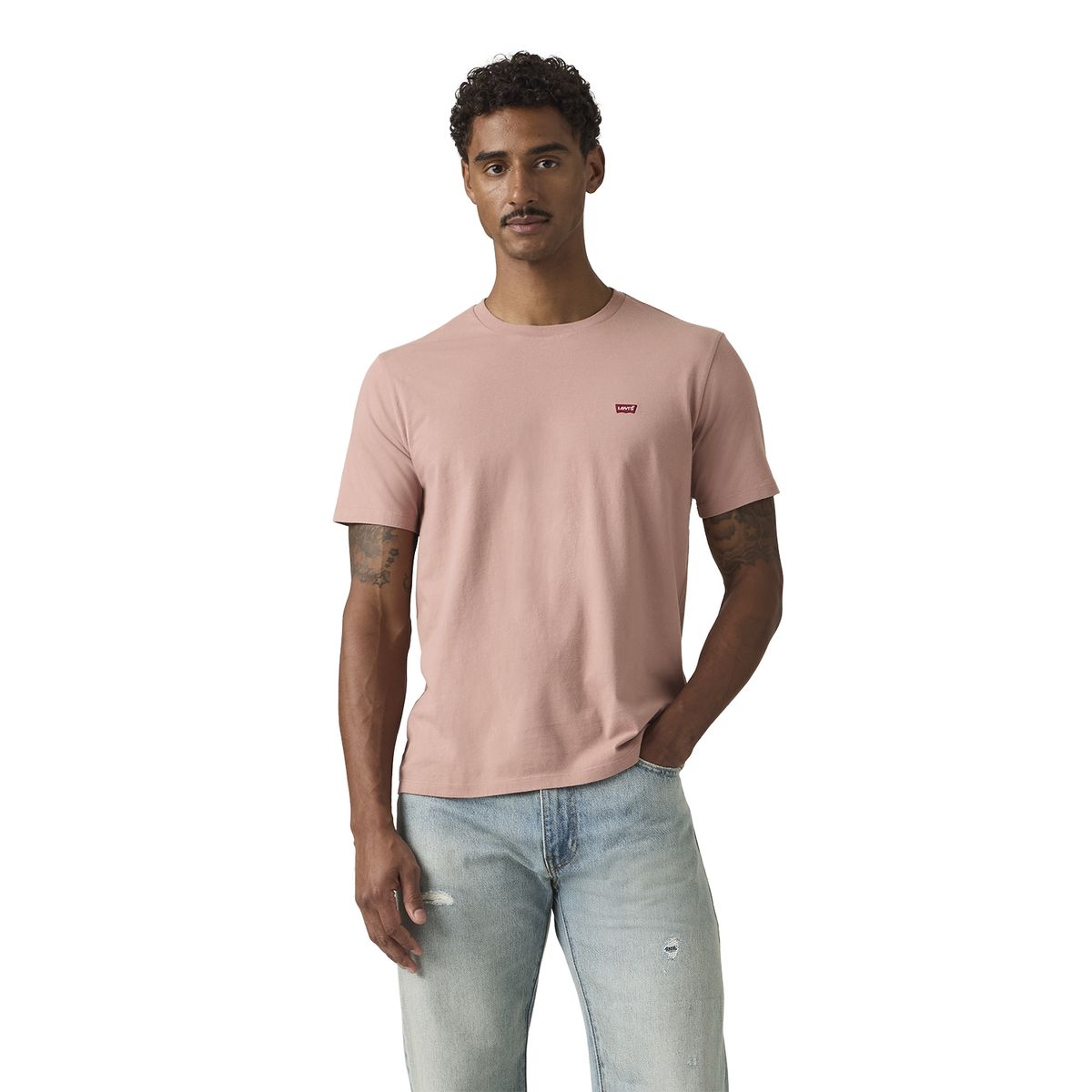 LEVIS - Polera Hombre Classic Hm Tee Rosado Levis