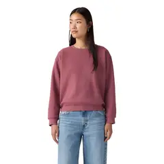 LEVIS - Polerón Mujer Everyday Sweatshirt Burdeo