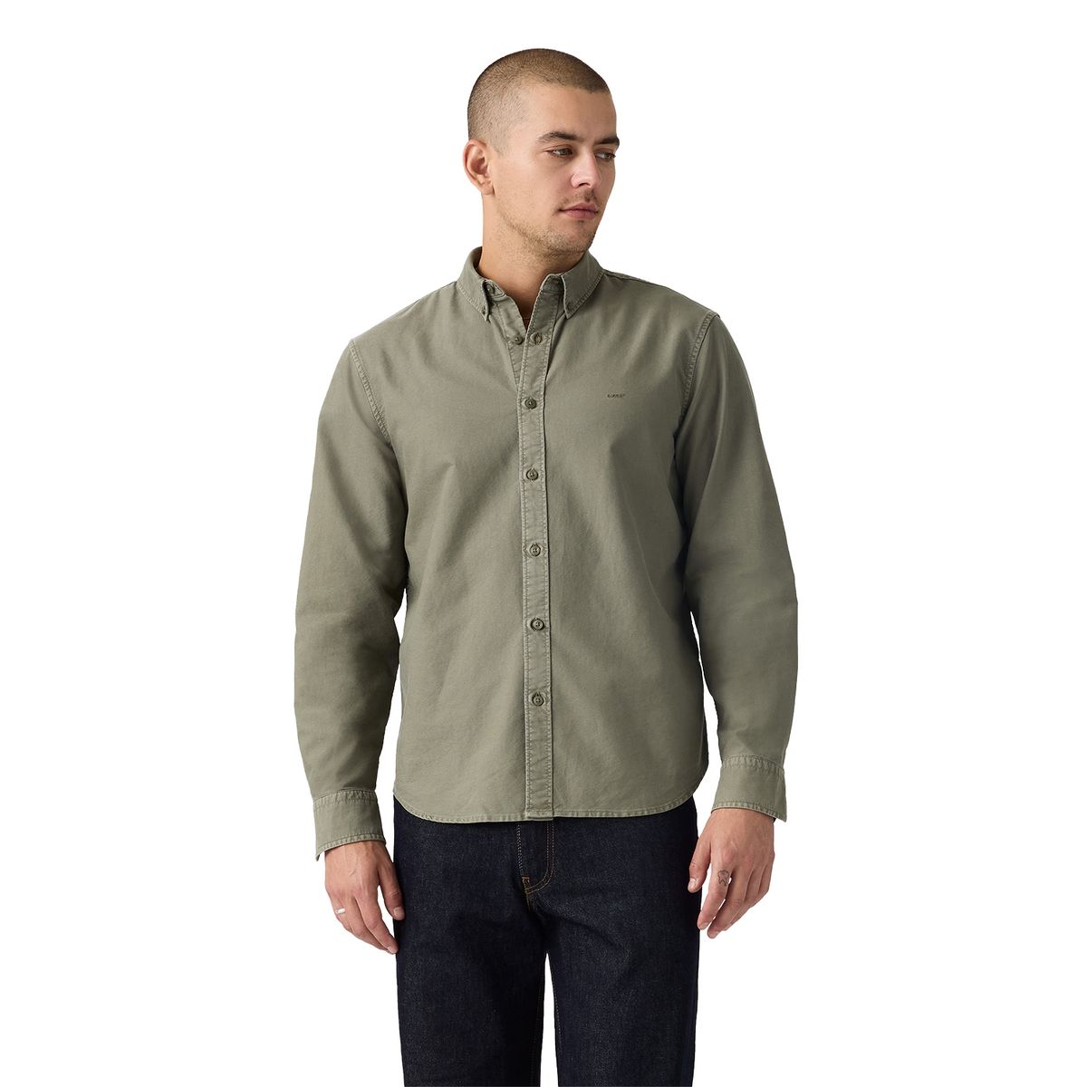 LEVIS - Camisa Hombre Authentic Button Down Verde Levis