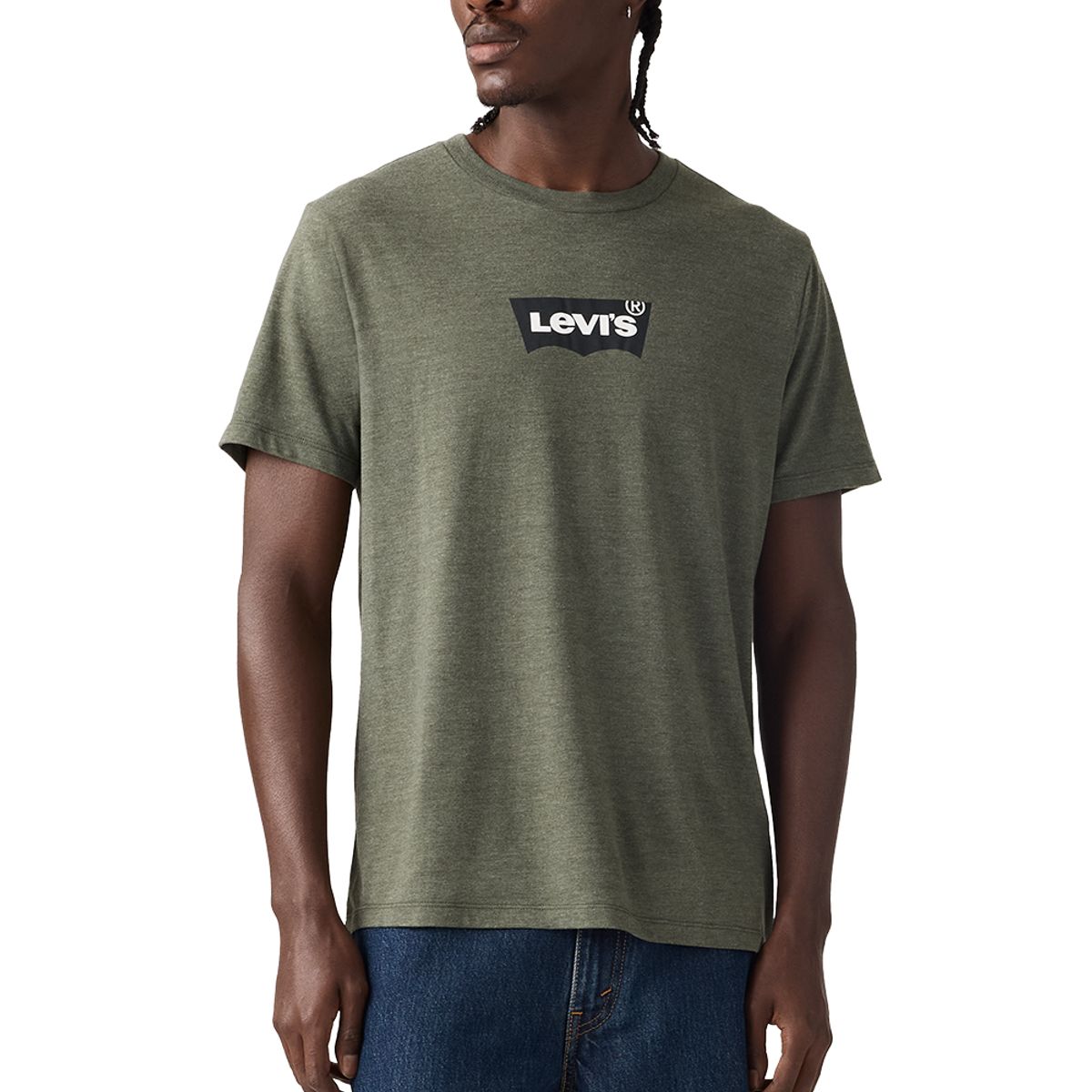 LEVIS - Polera Hombre Graphic Crewneck Tee Verde Levis