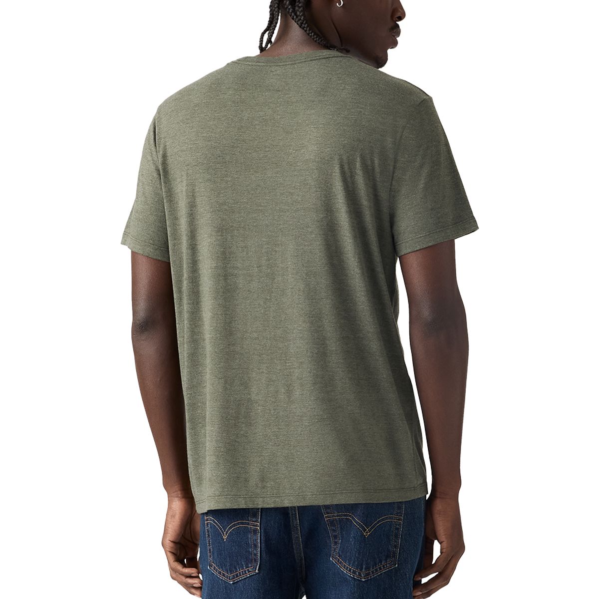 LEVIS - Polera Hombre Graphic Crewneck Tee Verde Levis