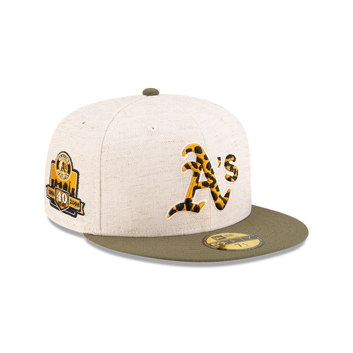 NEW ERA - Gorra 59Fifty Oakland Athletics Hemp Natural Beige