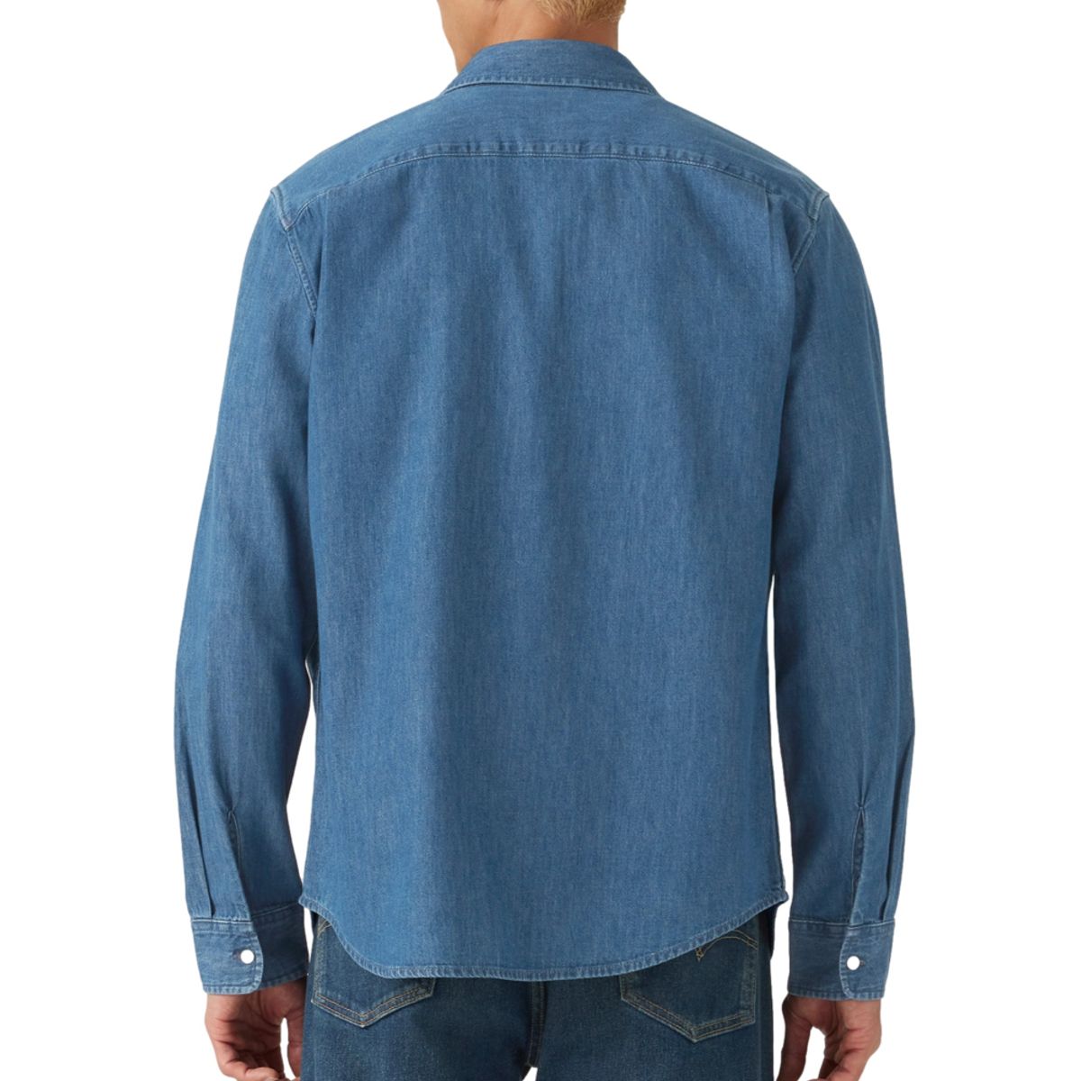 LEVIS - Camisa Hombre Classic 1 Pkt Standard Azul Levis