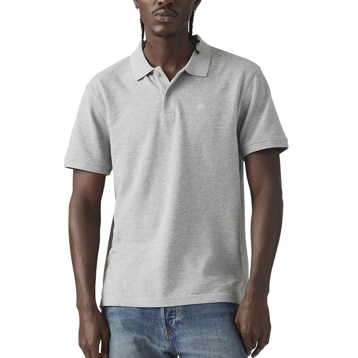 LEVIS - Polera Hombre Icon Polo Gris Levis