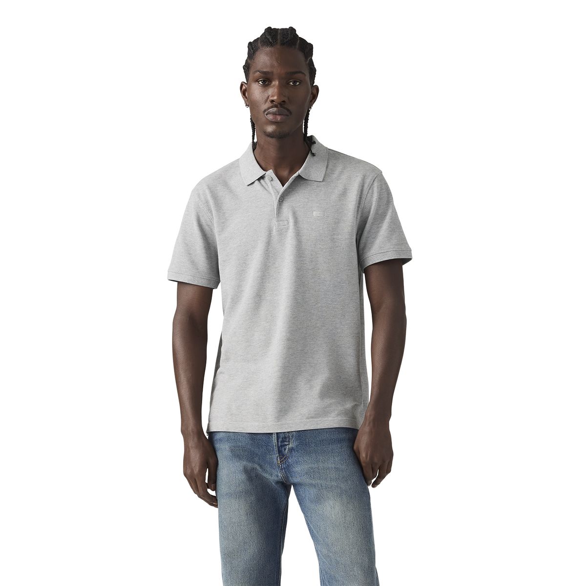 LEVIS - Polera Hombre Icon Polo Gris Levis