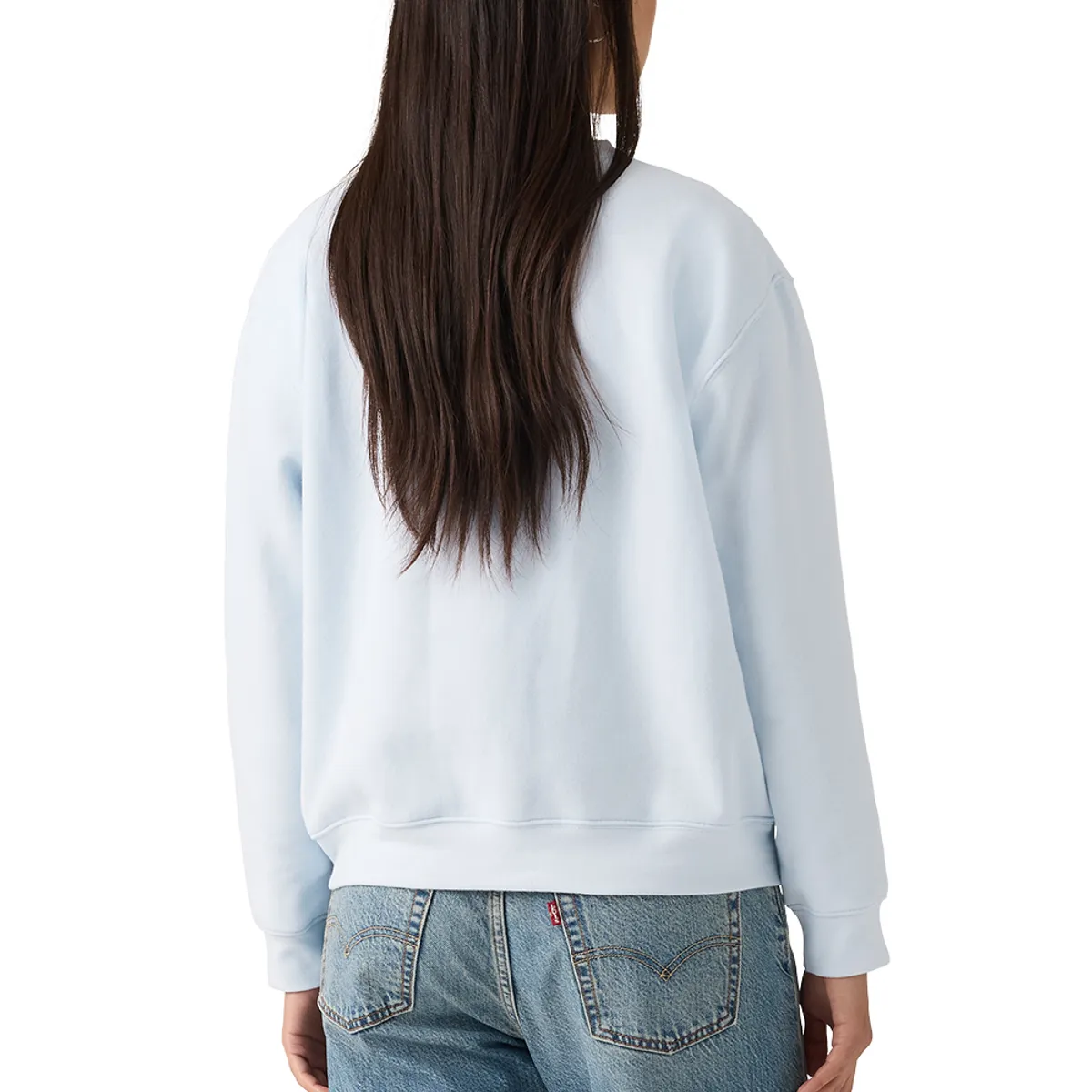 LEVIS - Polerón Mujer Gr Everyday Crew Celeste Levis