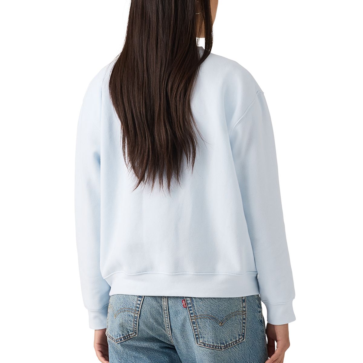 LEVIS - Polerón Mujer Gr Everyday Crew Celeste Levis