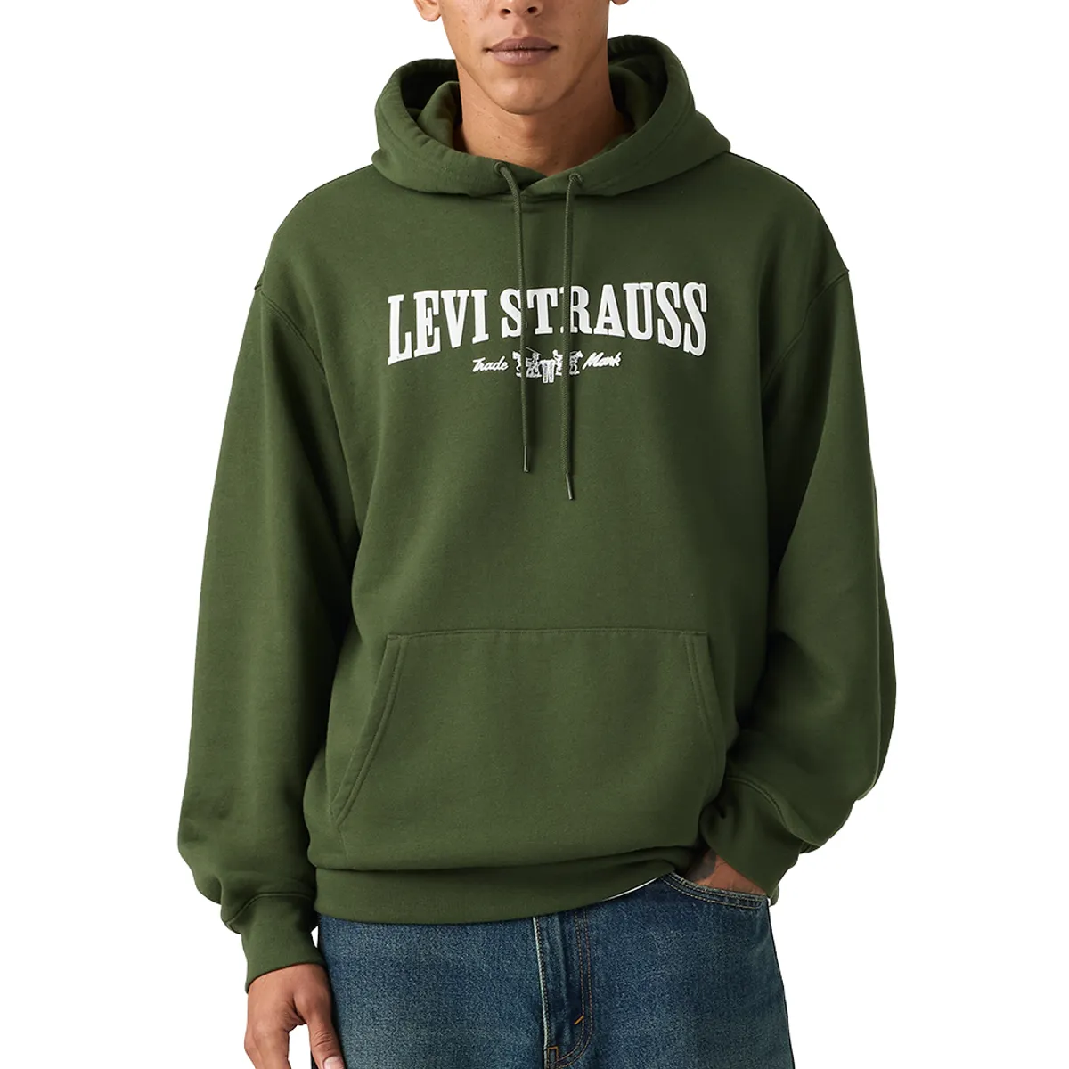 LEVIS - Polerón Hombre Relaxed Graphic Po Verde Levis