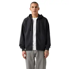 LEVIS - Polerón Hombre Cropped Full Zip Negro
