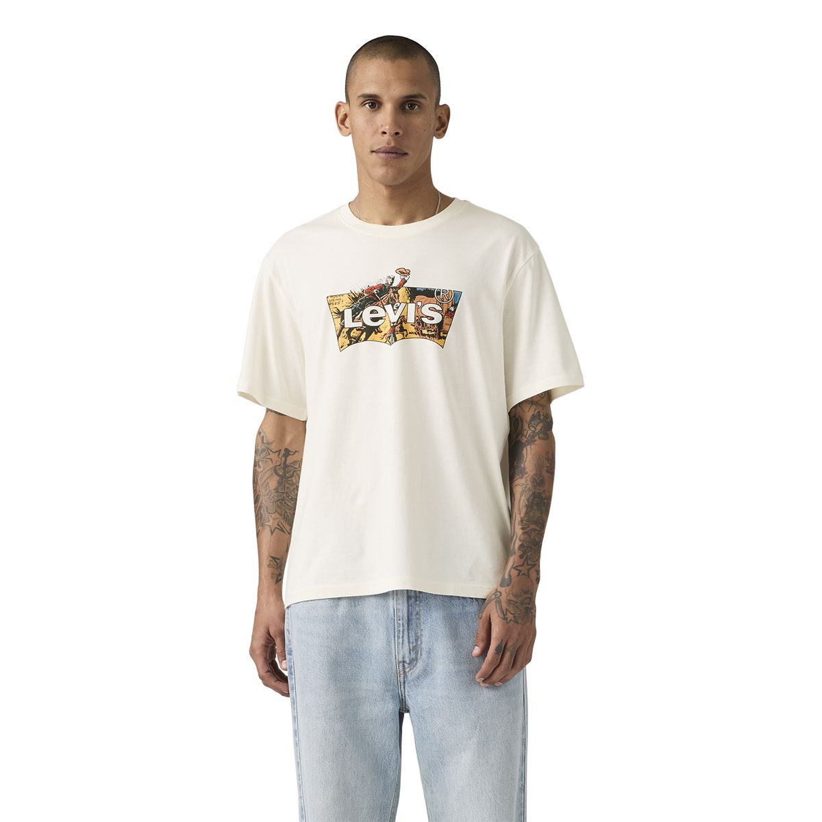 LEVIS - Polera Hombre Relaxed Fit Tee Beige Levis