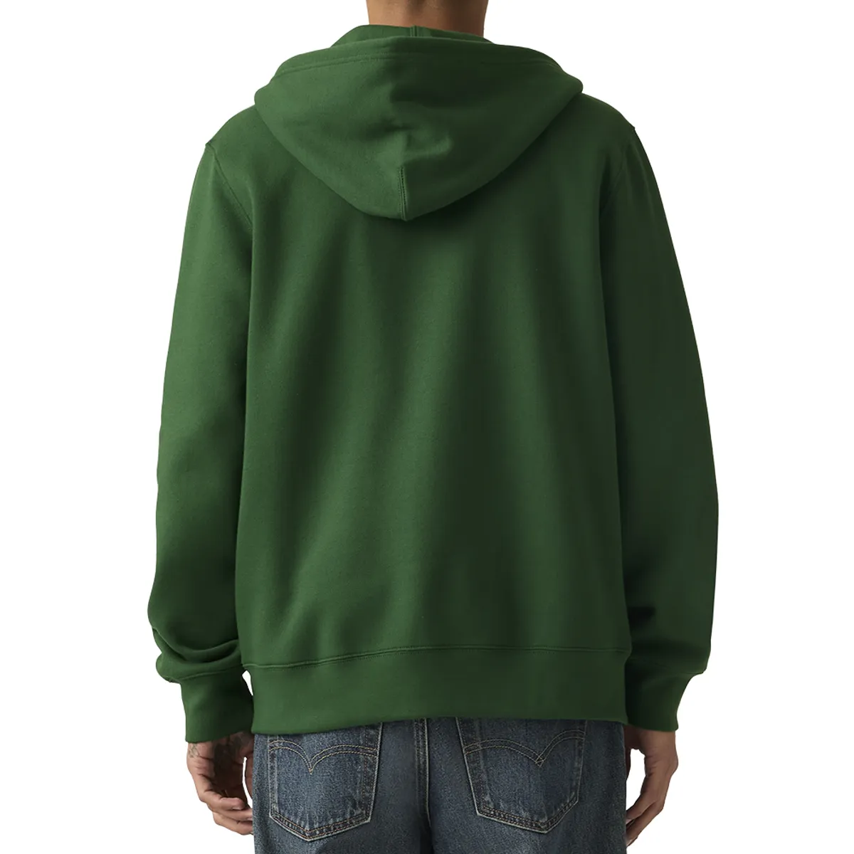 LEVIS - Polerón Hombre Core Ng Zip Up Verde Levis
