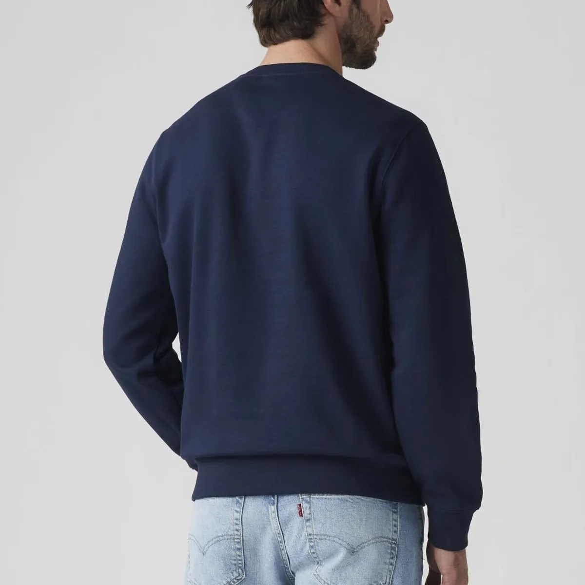 LEVIS - Polerón Hombre Crew Azul Levis