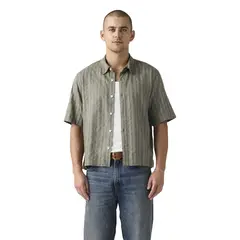 LEVIS - Camisa Hombre Lama Crop Shirt Verde