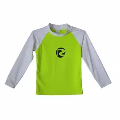 360 - Polera de Agua Niño Unisex Manga Larga Neonyellow White Ultraviolet 50+ Rbls