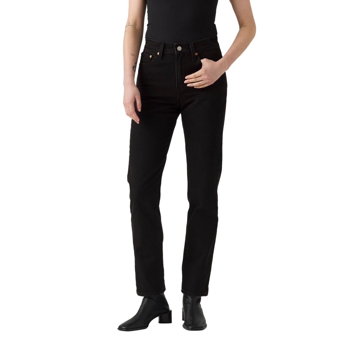LEVIS - Jeans Mujer Wedgie Slim Negro Levis