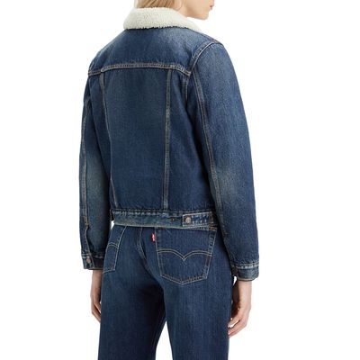 Imagen 2 del producto Chaqueta Mujer Original Sherpa Trucker Azul