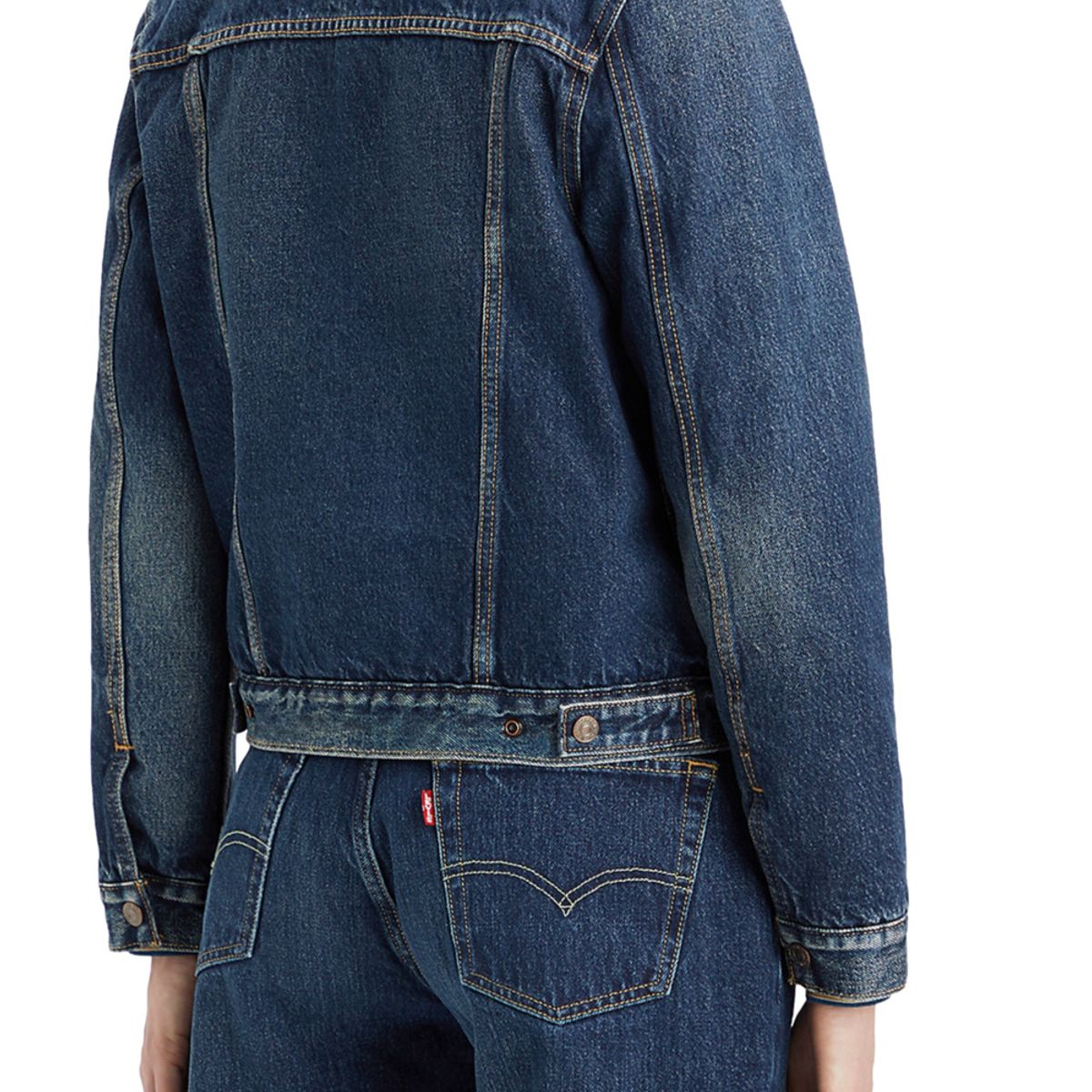 LEVIS - Chaqueta Mujer Original Sherpa Trucker Azul Levis