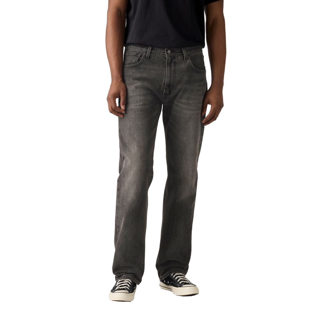 LEVIS - Jeans Hombre 555 Relaxed Straight Negro Levis