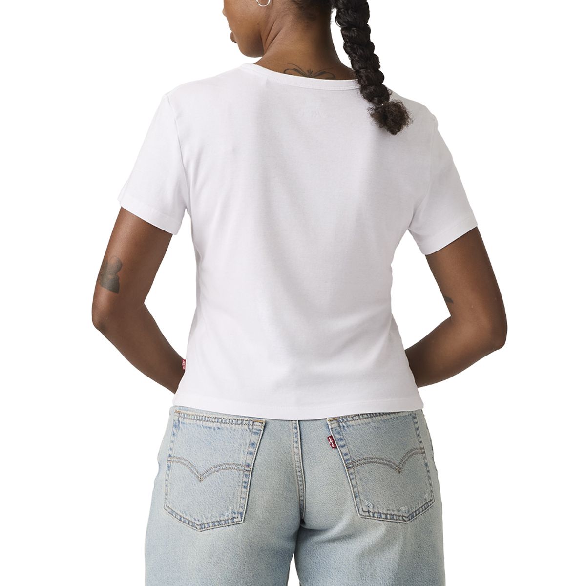 LEVIS - Polera Mujer Graphic Rickie Tee Blanco Levis