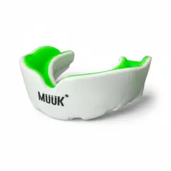 MUUK - Protector Bucal De Silicona Simple Adulto Blanco