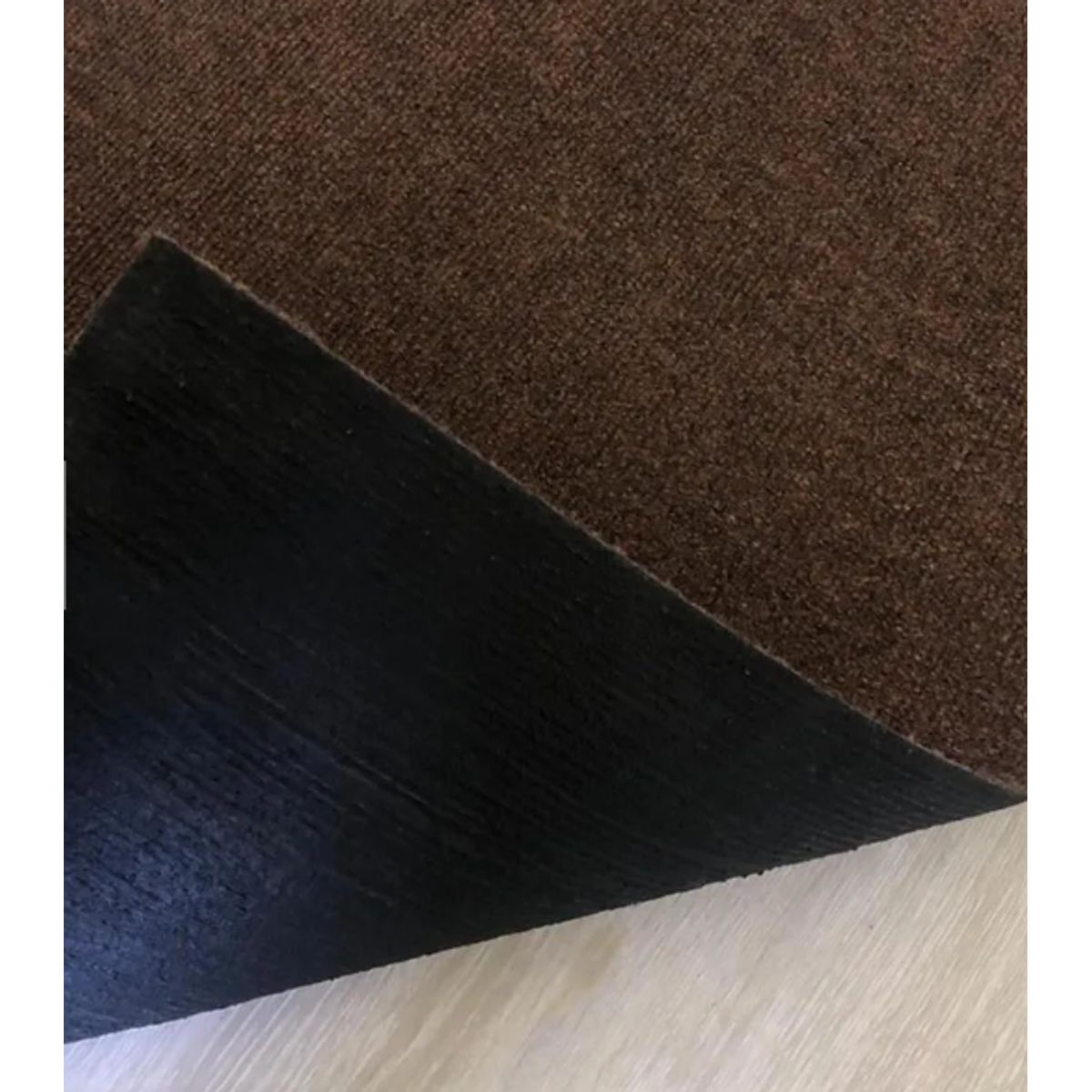 GEOTEX - Cubrepiso con goma 6x4 mts cafe