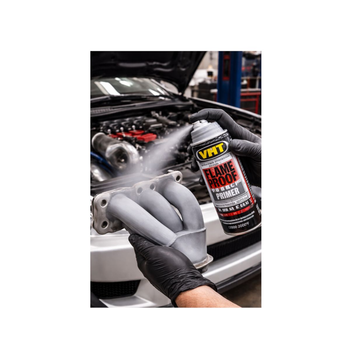 GENERICO - Pintura Alta Temperatura Flameproof Primer Gris 312gr
