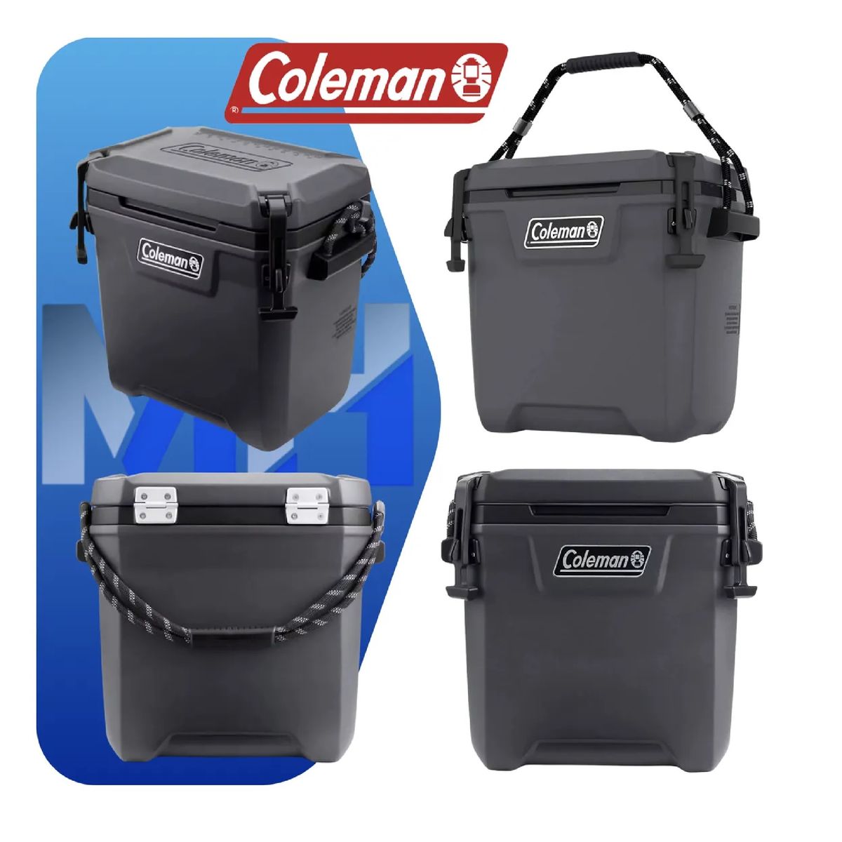COLEMAN - Cooler Coleman Convoy Outdoor 28qt 26l Gris Hielo Por Dias