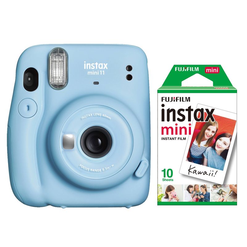 FUJI - Cámara Instantánea Kit Instax Mini 11 Sky B + Película