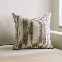 ARMONIA - Funda Estilo Chenille Marrón 45x45cm Decorativa 785