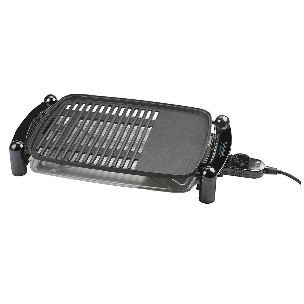 BLACK+DECKER - Parrilla Electrica Grill Asador Antiadherente IG201