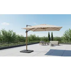 SPAZZIO - QUITASOL NEW ROMA TAUPE COLOR MADERA CBASE