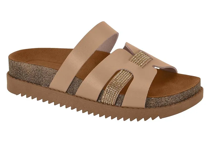 Sandalia Plana Beige