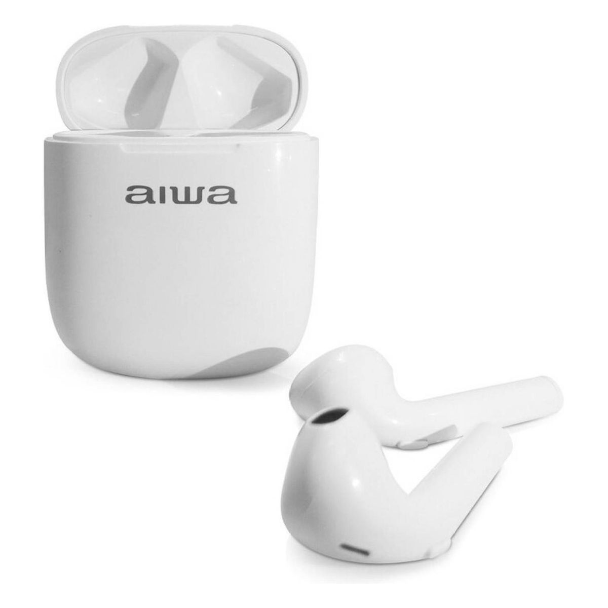 AIWA - Audifonos Bluetooth Recargables TWS InEar Blanco AW8