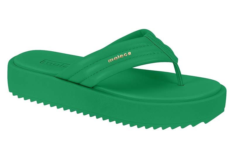 Sandalia Plana Verde