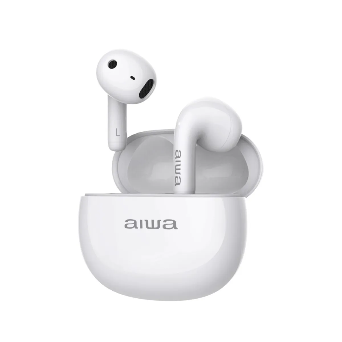AIWA - Audifonos Bluetooth Recargables TWS InEar Blanco AWTWSD8