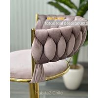 Taburete Queen Gold Palo Rosa