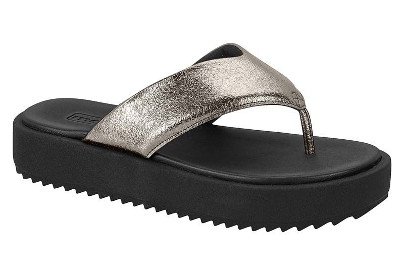 Sandalia Plana Plateado