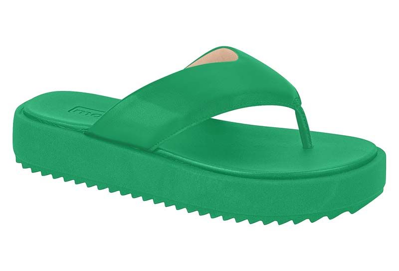 Sandalia Plana Verde