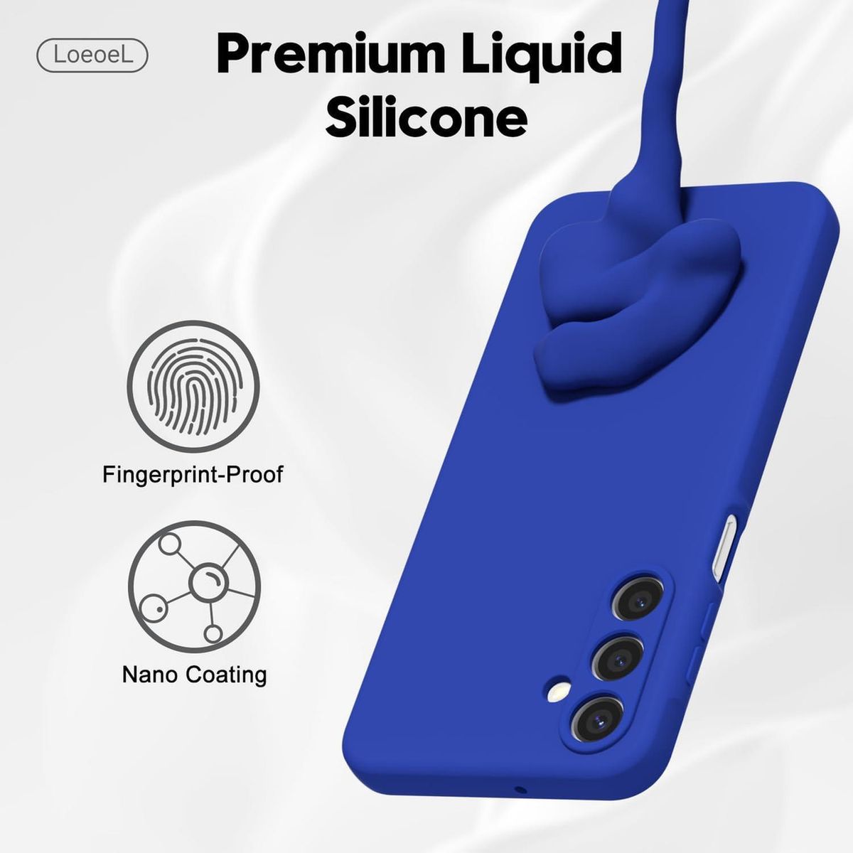 GENERICO - Carcasa para Samsung Galaxy A16 5G Silicona Antigolpes - Azul