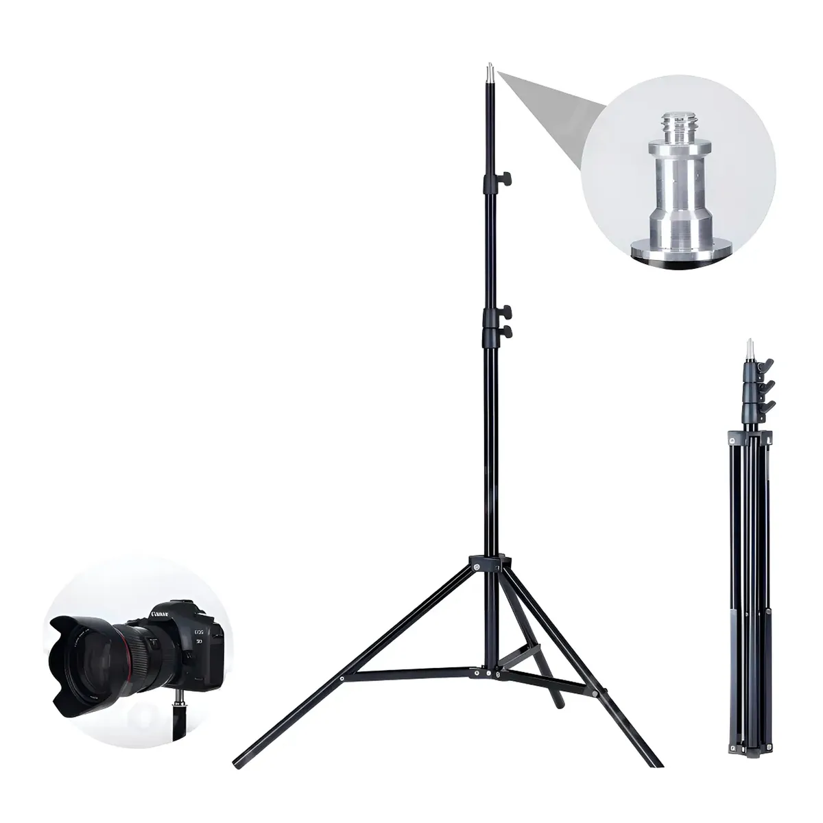 GENERICO - Soporte Trípode Multifuncional 21mts Cámara Luces Flash