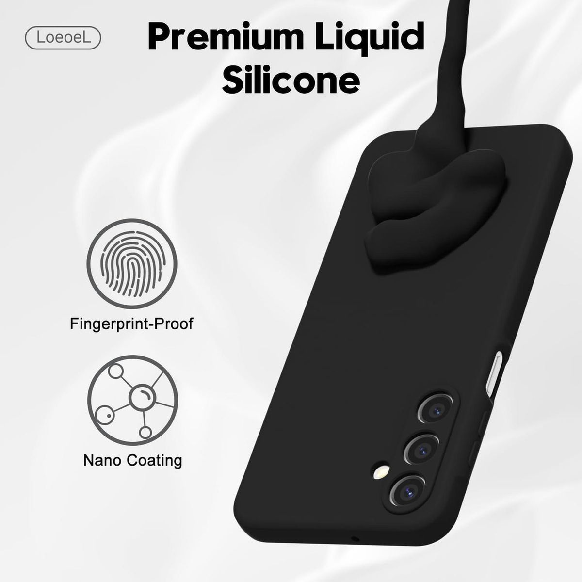 GENERICO - Carcasa Para Samsung Galaxy A26 5G Silicona - Negro