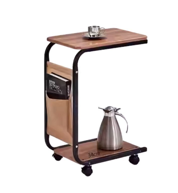 OKAY Mesa Auxiliar Mesa De Té Dos Niveles Para Sala Sofa Y Cama ...