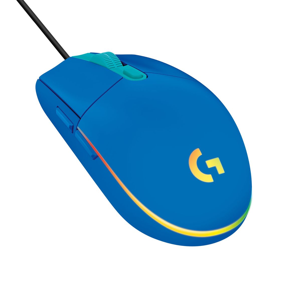 LOGITECH - MOUSE G203 LIGHTSYNC BLUE Open box